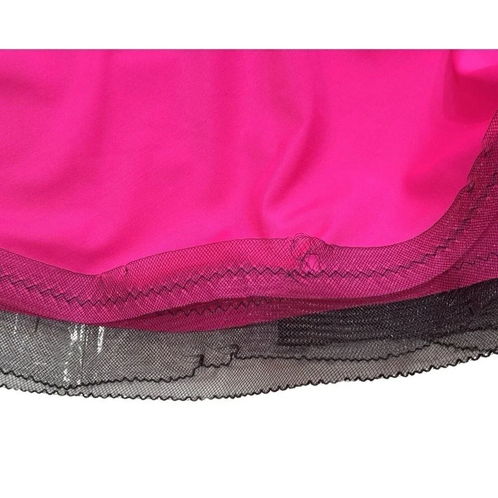 CURTAIN CALL Dance Dress Costume Girls‎ Size CLA Pink Black Leotard Barbie-Core